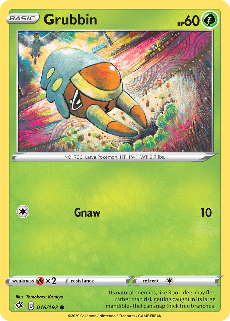 Grubbin swsh2-16 Common from Rebel Clash Set