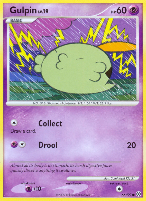 Gulpin pl4-66 Common from Arceus Set