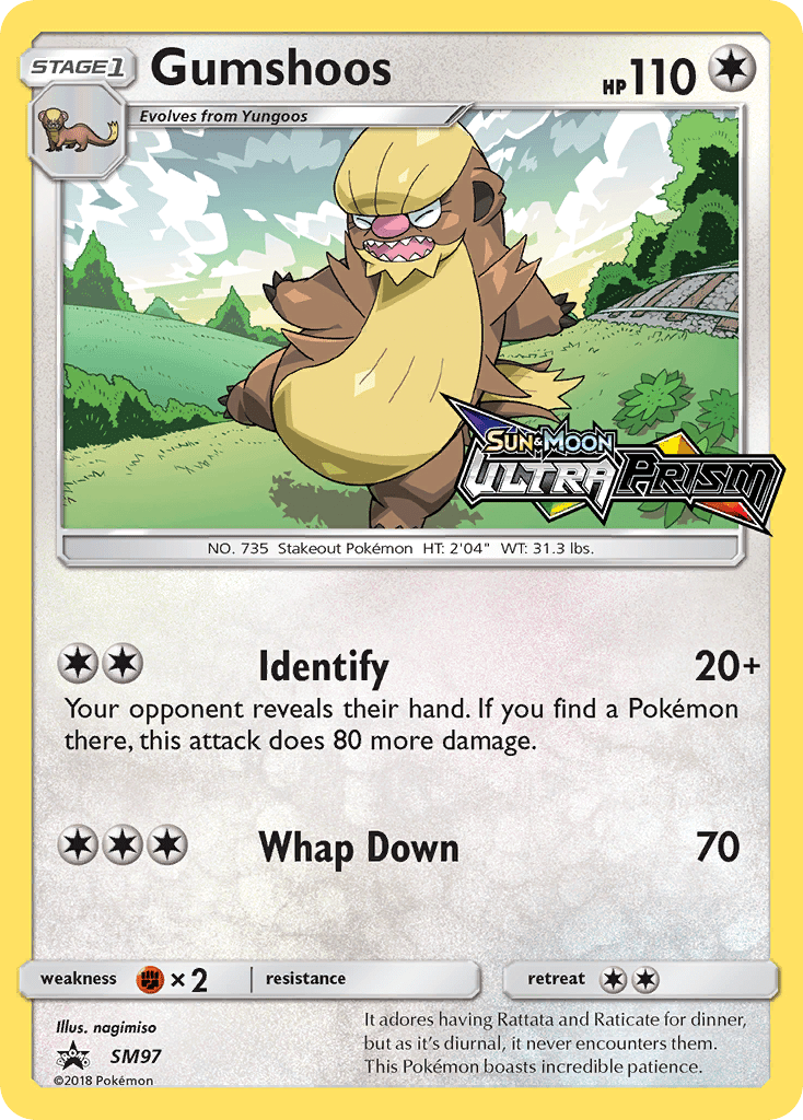 Gumshoos smp-SM97 Promo from SM Black Star Promos Set