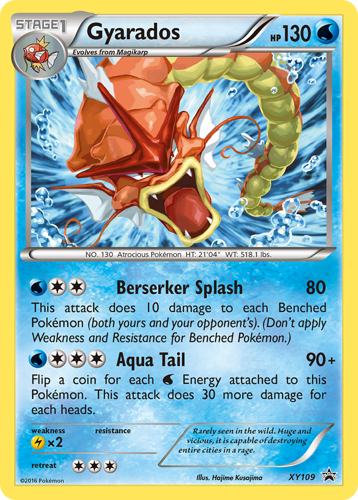 Gyarados xyp-XY109 Promo from XY Black Star Promos Set