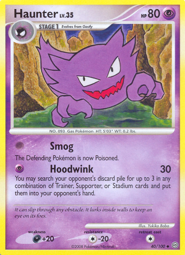 Haunter dp7-40 Uncommon from Stormfront Set