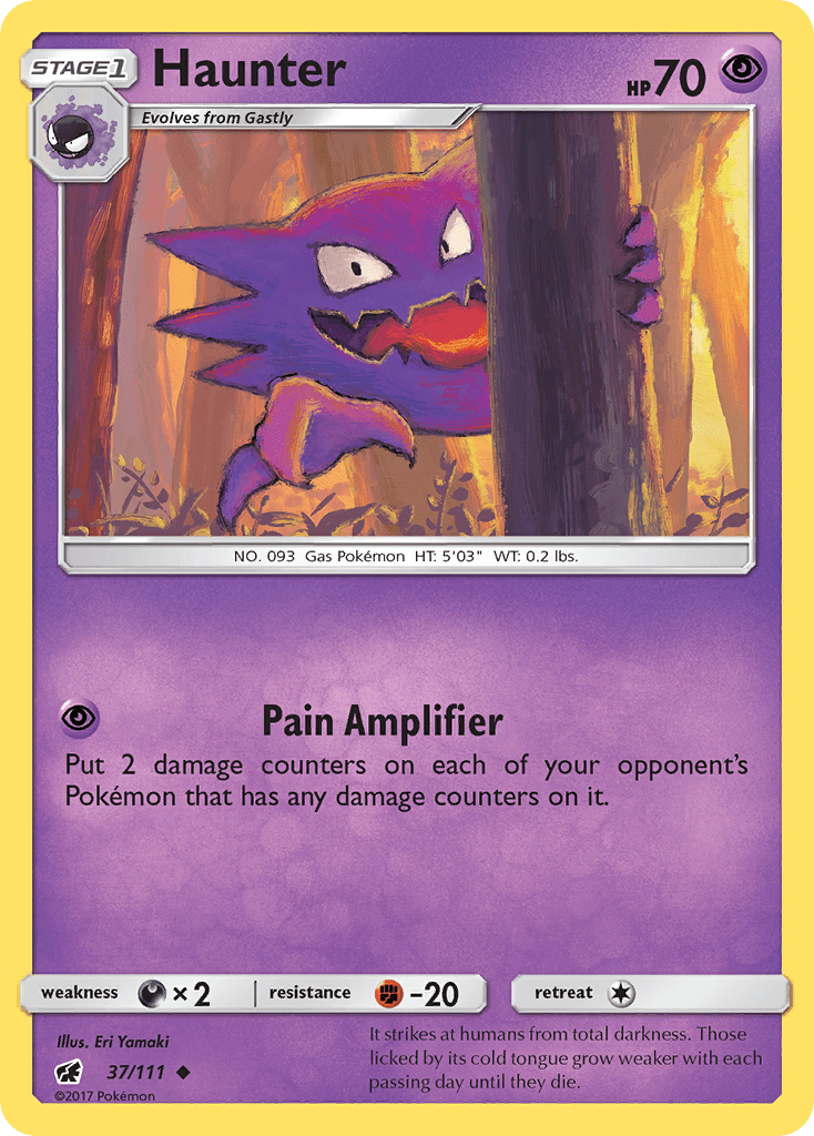Haunter sm4-37 Uncommon from Crimson Invasion Set