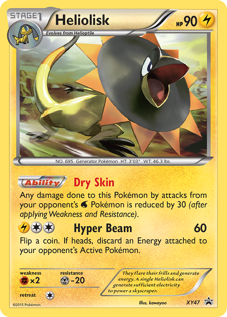 Heliolisk xyp-XY47 Promo from XY Black Star Promos Set