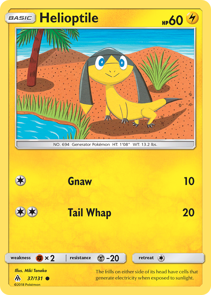 Helioptile sm6-37 Common from Forbidden Light Set