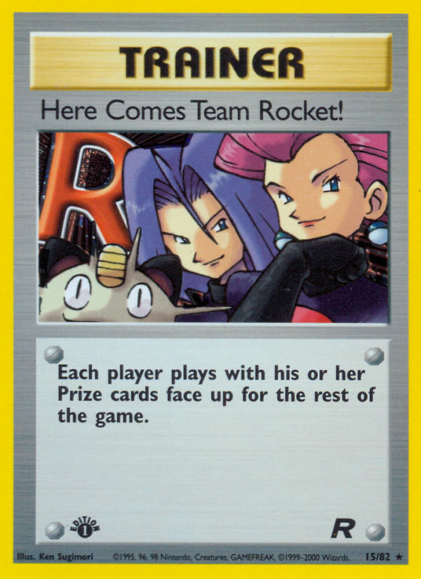 Here Comes Team Rocket! base5-15 Rare Holo from Team Rocket Set