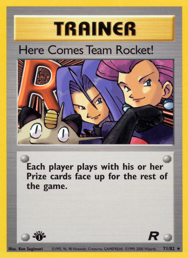 Here Comes Team Rocket! base5-71 Rare from Team Rocket Set