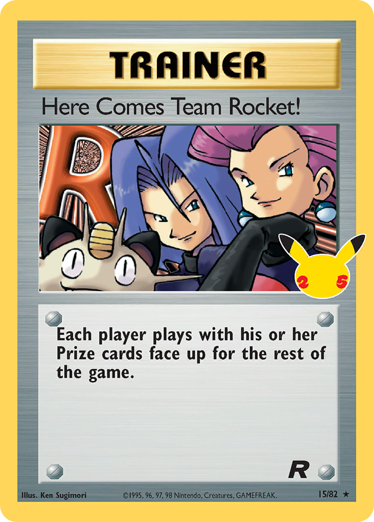 Here Comes Team Rocket! cel25c-15_A2 Classic Collection from Celebrations: Classic Collection Set