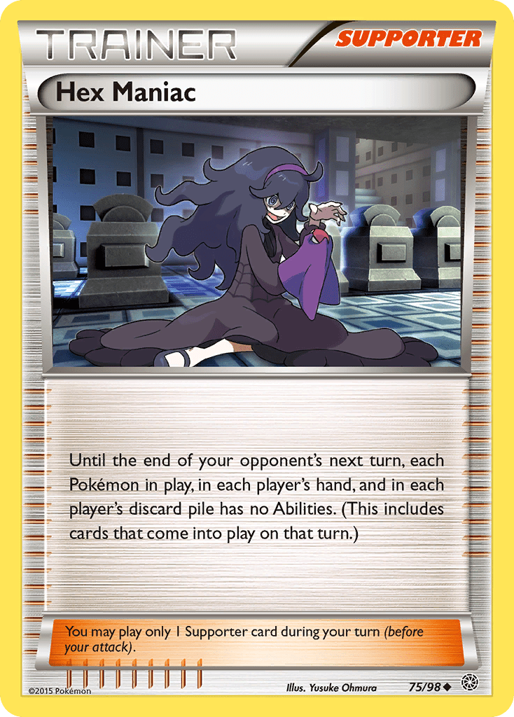 Hex Maniac xy7-75 Uncommon from Ancient Origins Set