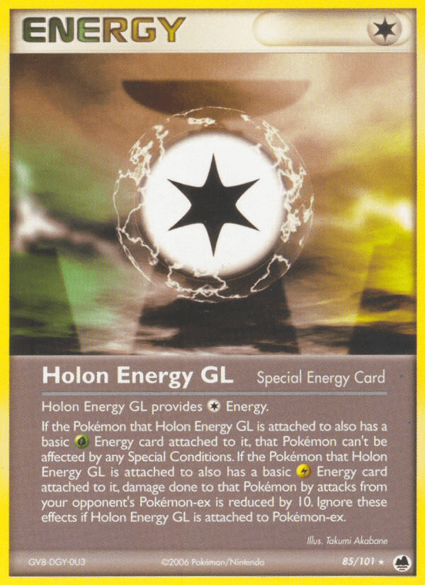 Holon Energy GL ex15-85 Rare from Dragon Frontiers Set