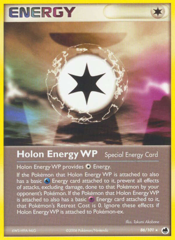 Holon Energy WP ex15-86 Rare from Dragon Frontiers Set