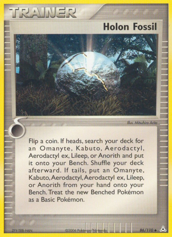 Holon Fossil ex13-86 Uncommon from Holon Phantoms Set