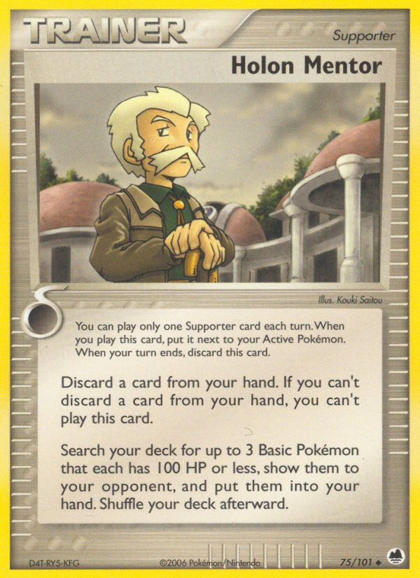 Holon Mentor ex15-75 Uncommon from Dragon Frontiers Set
