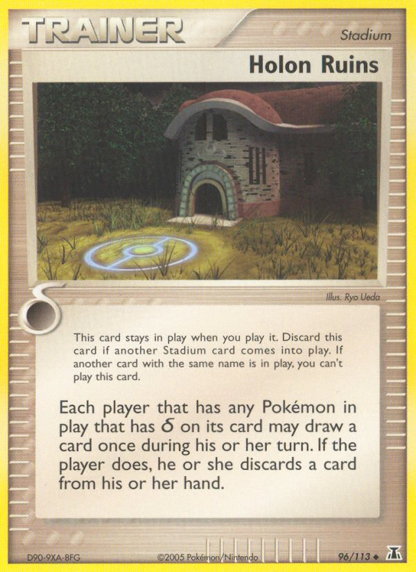 Holon Ruins ex11-96 Uncommon from Delta Species Set