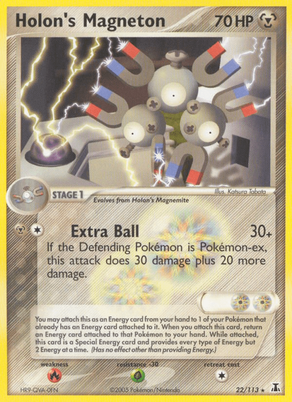 Holon’s Magneton ex11-22 Rare from Delta Species Set