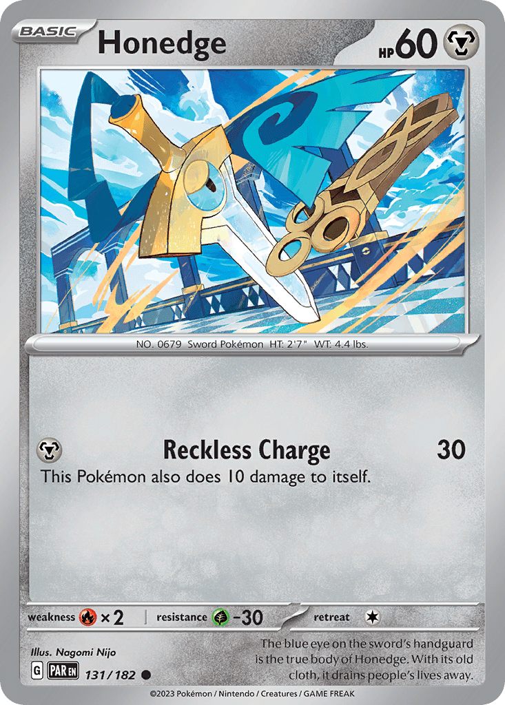 Honedge sv4-131 Common from Paradox Rift Set