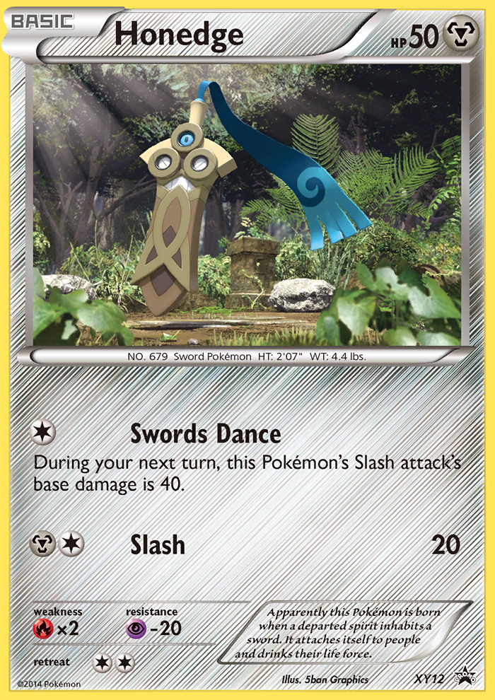 Honedge xyp-XY12 Promo from XY Black Star Promos Set