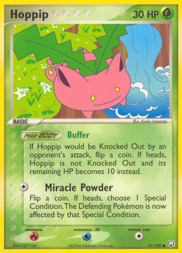Hoppip ex7-57 Common from Team Rocket Returns Set