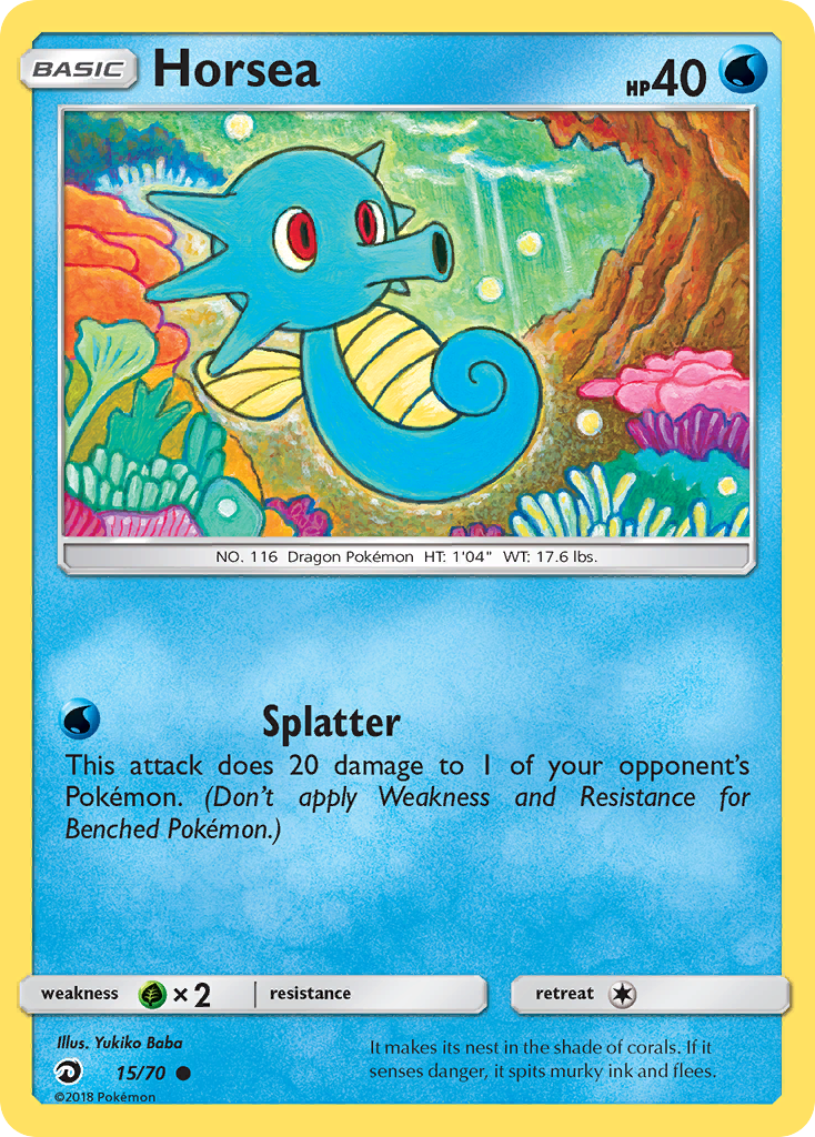 Horsea sm75-15 Common from Dragon Majesty Set