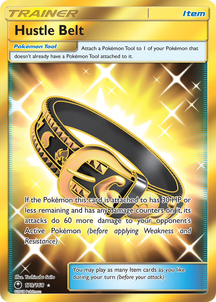 Hustle Belt sm7-179 Rare Secret from Celestial Storm Set