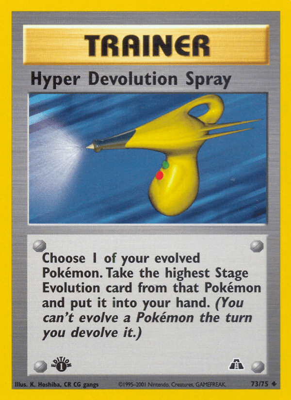 Hyper Devolution Spray neo2-73 Uncommon from Neo Discovery Set