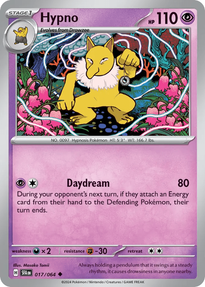 Hypno sv6pt5-17 Uncommon from Shrouded Fable Set
