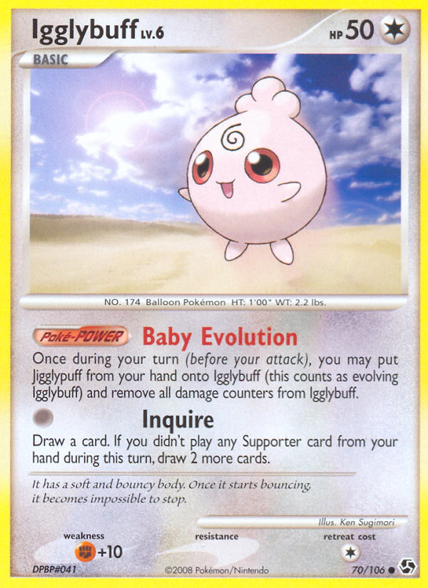 Igglybuff dp4-70 Common from Great Encounters Set