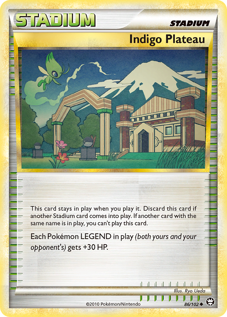Indigo Plateau hgss4-86 Uncommon from HS—Triumphant Set