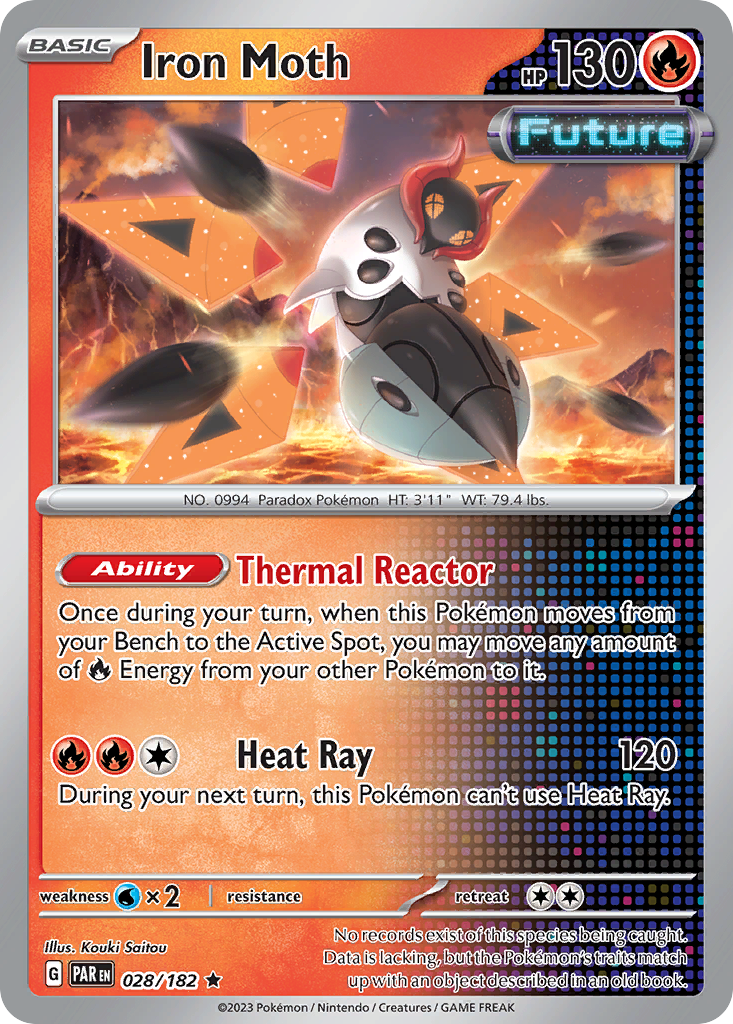 Iron Moth sv4-28 Rare from Paradox Rift Set