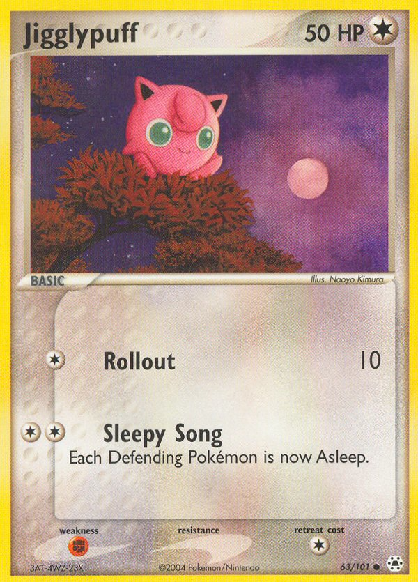 Jigglypuff ex5-63 Common from Hidden Legends Set