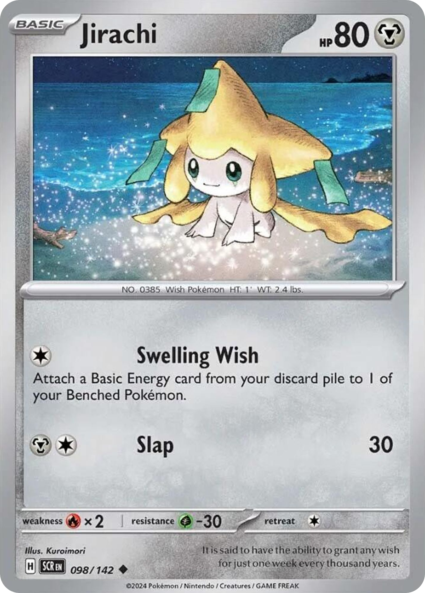 Jirachi sv7-98 Uncommon from Stellar Crown Set