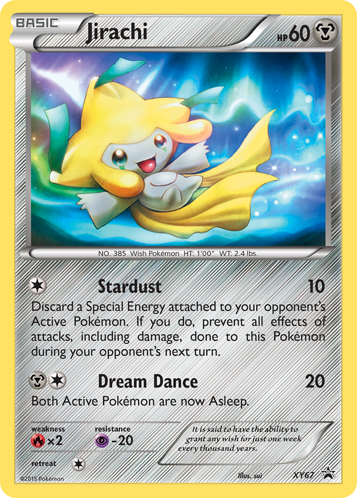 Jirachi xyp-XY67 Promo from XY Black Star Promos Set