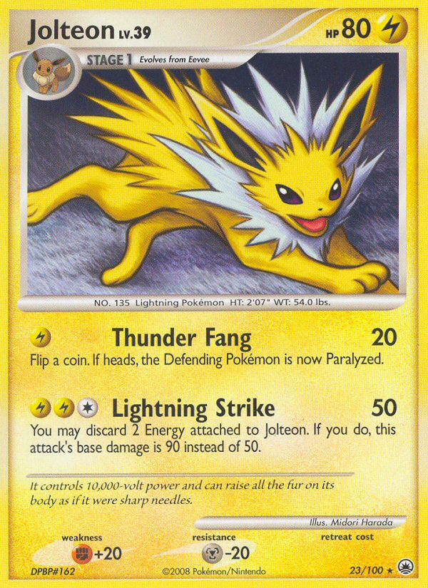 Jolteon dp5-23 Rare from Majestic Dawn Set