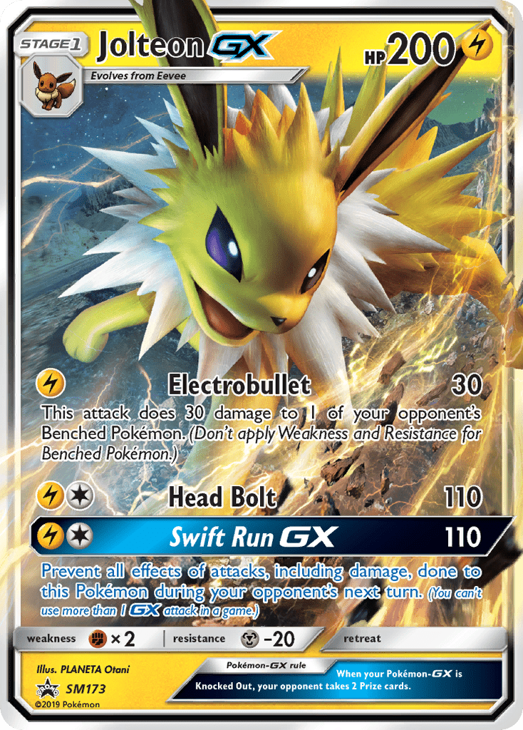 Jolteon-GX smp-SM173 Promo from SM Black Star Promos Set