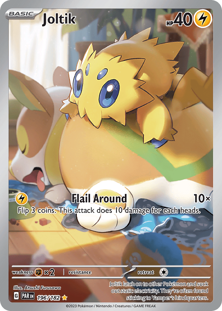 Joltik sv4-196 Illustration Rare from Paradox Rift Set