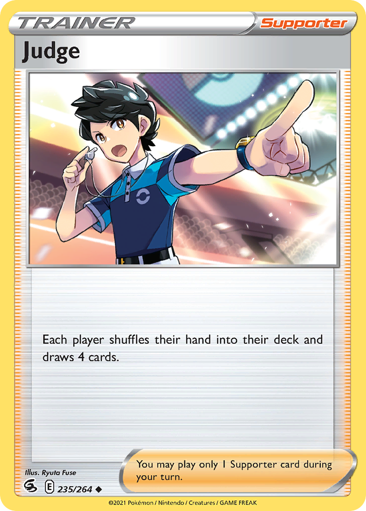 Judge swsh8-235 Uncommon from Fusion Strike Set