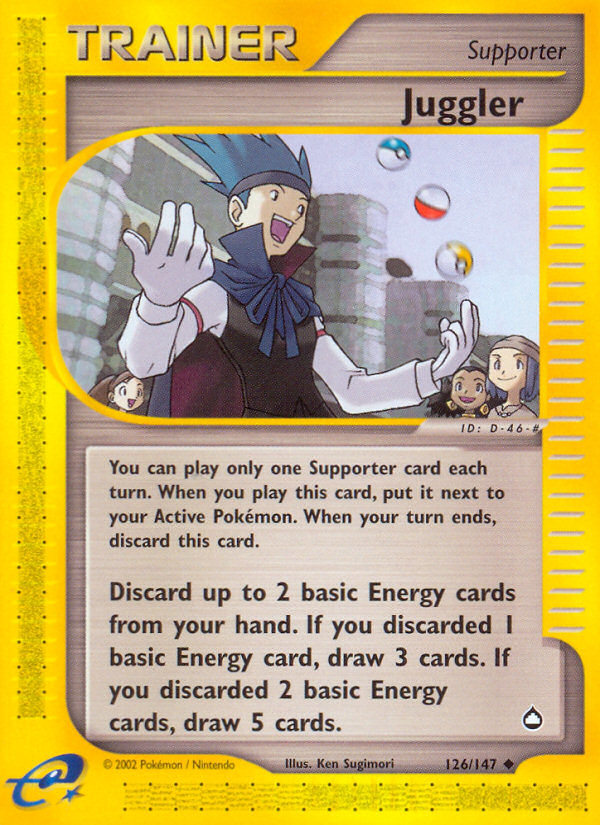 Juggler ecard2-126 Uncommon from Aquapolis Set