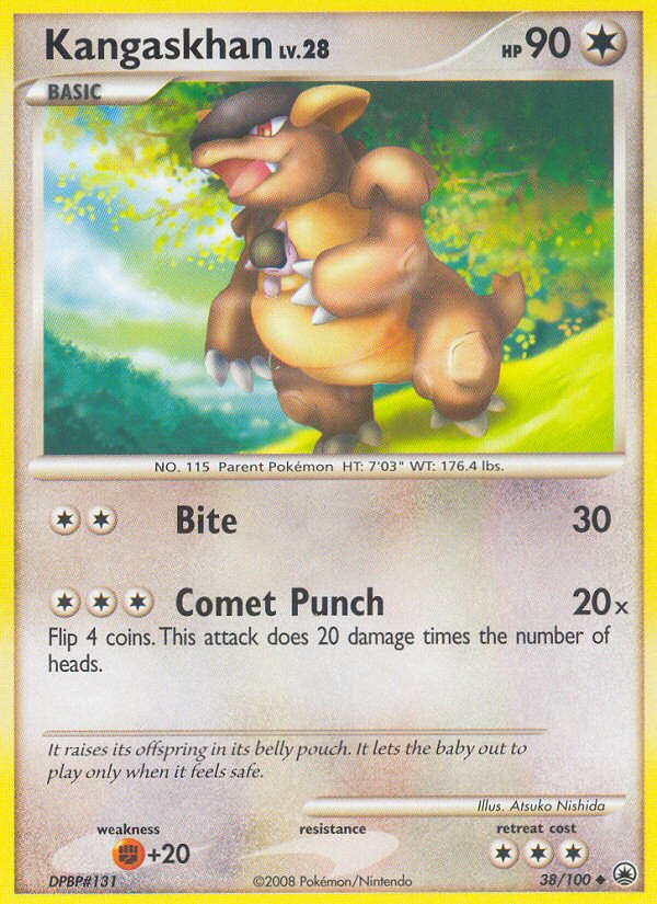 Kangaskhan dp5-38 Uncommon from Majestic Dawn Set