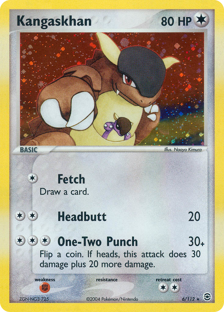 Kangaskhan ex6-6 Rare Holo from FireRed & LeafGreen Set