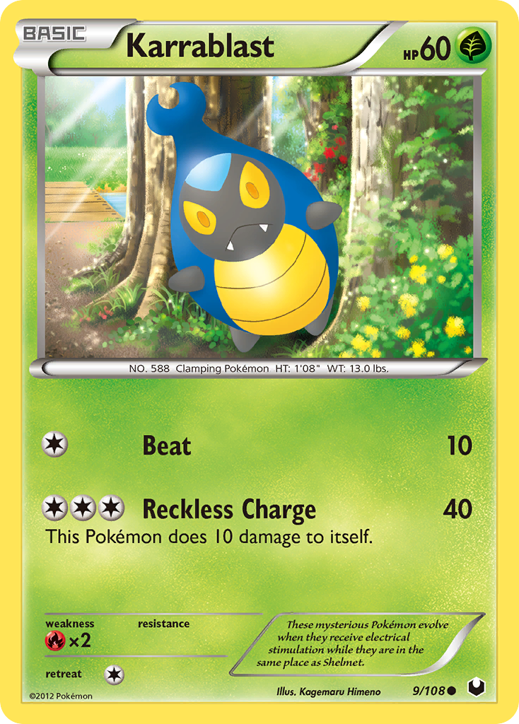 Karrablast bw5-9 Common from Dark Explorers Set