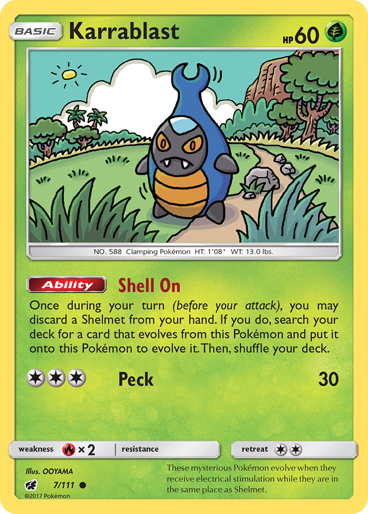 Karrablast sm4-7 Common from Crimson Invasion Set