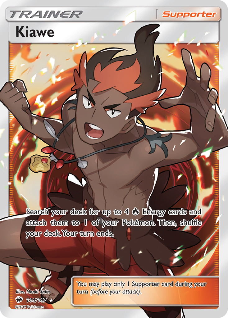 Kiawe sm3-144 Rare Ultra from Burning Shadows Set