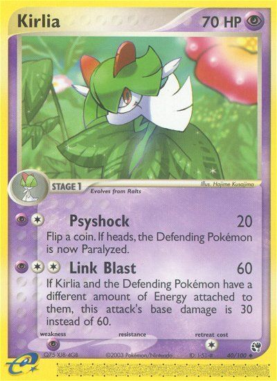 Kirlia ex2-40 Uncommon from Sandstorm Set