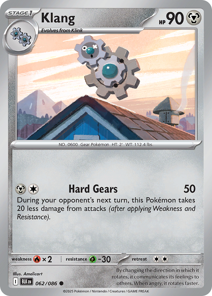 Klang zsv10pt5-62 Common from Black Bolt Set