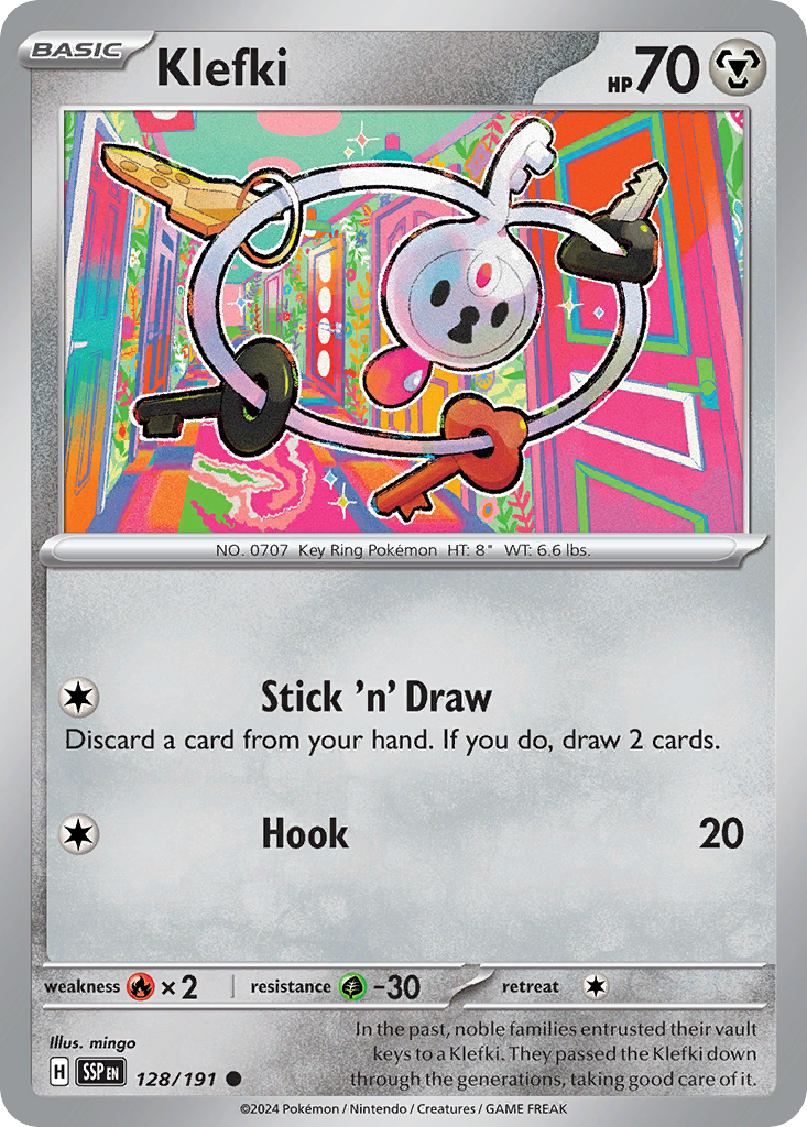 Klefki sv8-128 Common from Surging Sparks Set
