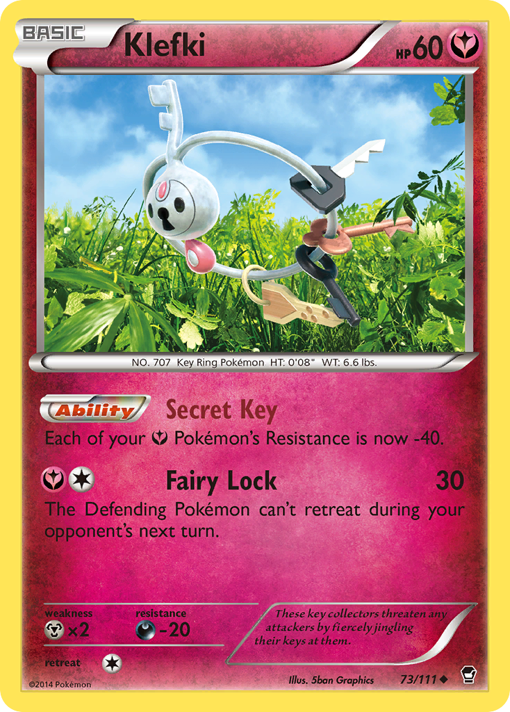 Klefki xy3-73 Uncommon from Furious Fists Set