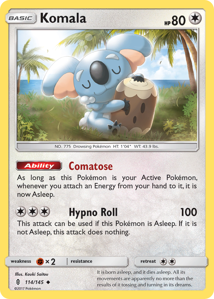 Komala sm2-114 Uncommon from Guardians Rising Set