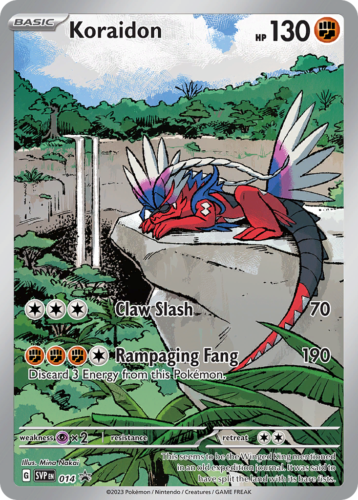 Koraidon svp-14 Promo from Scarlet & Violet Black Star Promos Set