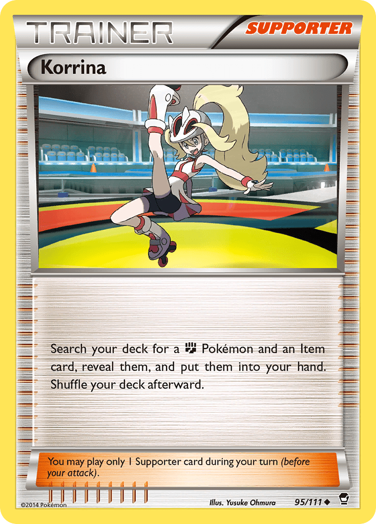Korrina xy3-95 Uncommon from Furious Fists Set