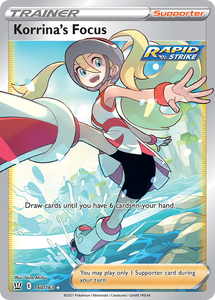 Korrina’s Focus swsh5-160 Rare Ultra from Battle Styles Set
