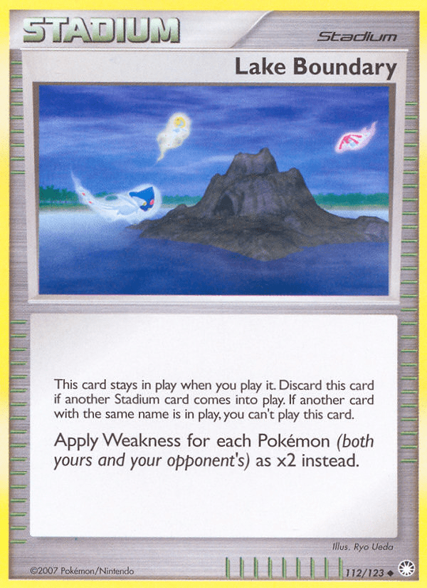 Lake Boundary dp2-112 Uncommon from Mysterious Treasures Set